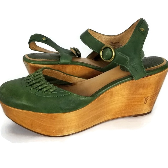 Frye Shoes - FRYE BLAIRANKLE STRAP PLATFORM SANDLE SZ 11